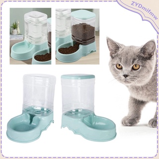 2pcs 3.5l alimentador automático para mascotas perros gatos grande alimentador de agua alimentador de alimentos (8)