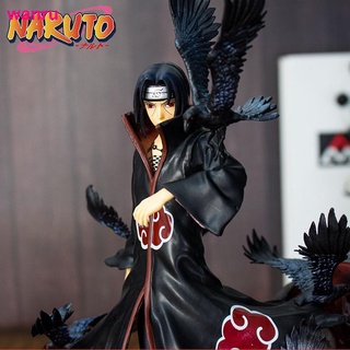 Figuras naruto Ninja Akatsuki GK Uchiha Itachi Crow Itachi dios modelo Play Palace modelo decoración estatua limitada