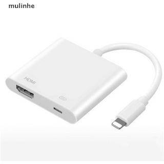 (Hotsale) Lightning Digital AV adaptador de 8 pines Lightning a HDMI Cable para iPhone 8 7 X iPad {bigsale} (2)