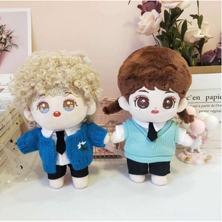 LADY Doll Clothes for 20cm Idol Dolls Accessories Plush Doll Clothing Sweater .