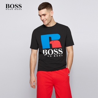 Hugo Boss Hugo Boss principios otoño RUSSELL conjunto patrón suelto algodón manga corta T-shirt