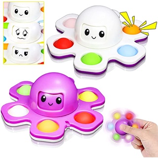 Nuevo Pop It Fidget juguete pulpo Fidget Spinner juguetes caliente en Tiktok para niños