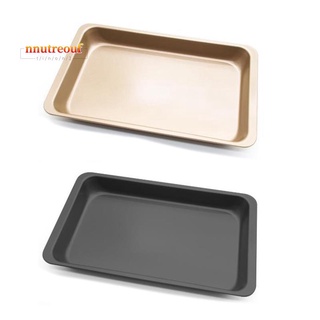 2Pcs Non-Stick 11 Inch Rectangle Cake Baking Pan Carbon Steel Tray Pie Pizza Bread Cake Mold Bakeware Tools