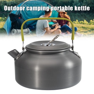 L Mini hervidor de agua de aluminio para acampar al aire libre con bolsa de transporte ligera