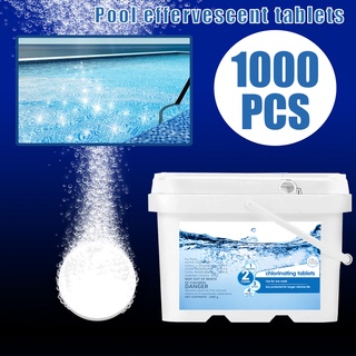 limpieza de la piscina efervescente comprimidos clorados seguro eficaz limpiador para piscina bañera tanque de peces
