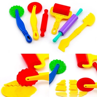 6 unids/set de arcilla polimérica playdough modelado molde play doh herramientas juguetes molde de juguete