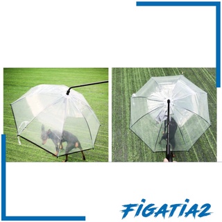 [FIGATIA2] Paraguas para perros y gatos, construido en correa para caminar, resistente al agua, para lluvia de nieve (4)