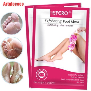COCO 1Pair Exfoliating Foot Pedicure Socks Remove Callus Dead Skin Heel Care Peeling (2)