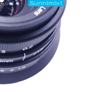 [SUNNIMIX1] 25 mm F1.8 enfoque Manual lente fija Micro gran angular lente portátil ligero
