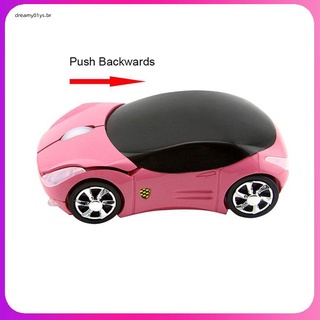 Promoción 2.4ghz ratón Óptico ergonómico 3d inalámbrico De coche con Receptor Usb De Mouse De coche inalámbrico Para niños