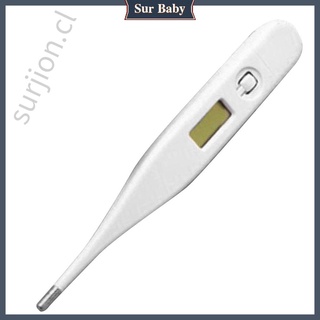 bebé digital lcd cuerpo termómetro abs cabeza cuadrada impermeable de alta precisión [surjion]