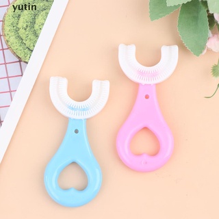 yutin Baby Toothbrush Children Teeth Oral Care Cleaning Brush Silicone Baby Toothbrush .