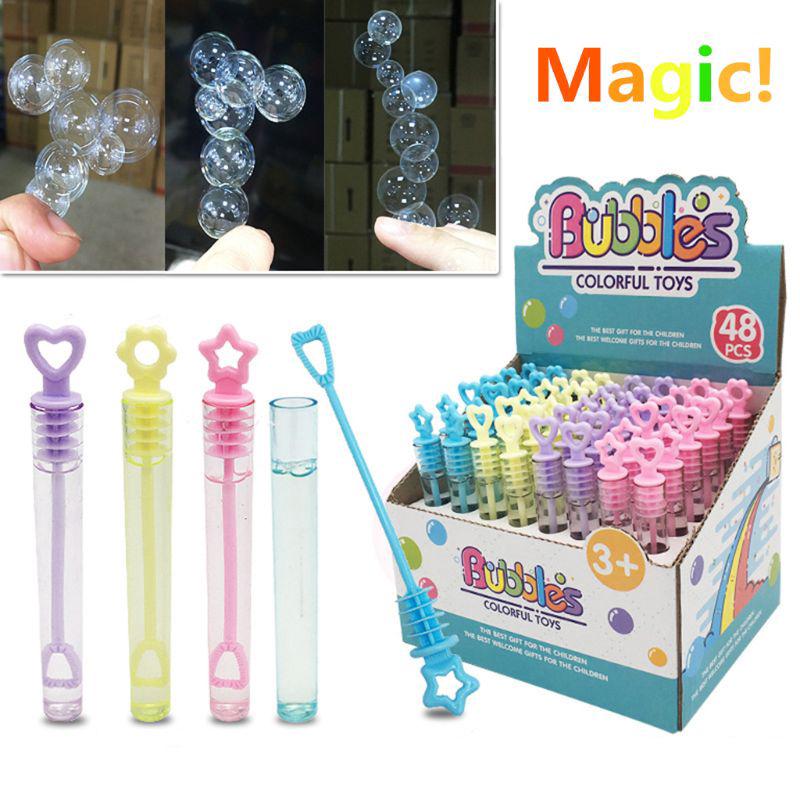 Botellas de jabón de burbujas Super mágicas no explotarán burbujas soplador mágico juguete boda fiesta de cumpleaños niños
