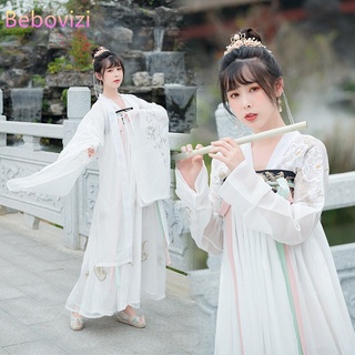 Verano Hanfu hadas tradicional chino disfraz para las mujeres Vintage Tang traje antiguo China estilo Emboridery ropa Cosplay conjuntos