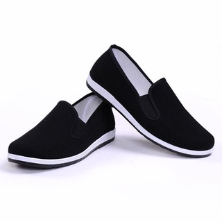 Negro zapatos de algodón retro top kung fu zapatos Wing Chun Tai Chi zapatillas artes marciales algodón