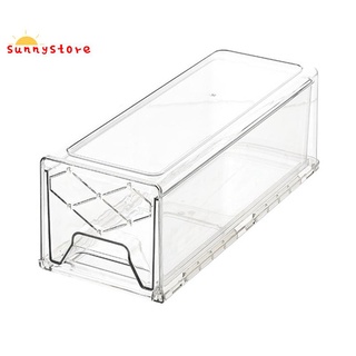 Organizador De Refrigerador Cubos Nevera Comida Despensa Congelador Caja De Almacenamiento (S)