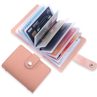 Moda Unisex titular de la tarjeta de visita /Candy Color tarjeta de crédito identificación pasaporte organizador bolsa/negocio cuero PU titular de la tarjeta
