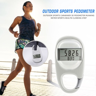 etaronicy deportes al aire libre calorías 3d mosquetón podómetro correr paso contador medidor