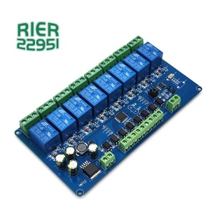 7-30V bus-Rtu 8 Channel Relay ule for RS485 TTL UART Relay ule Switch Board 8 Way Output Input for Arduino