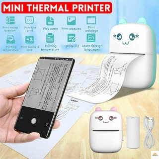 Impresora Fotográfica Mini impresora Térmica De bolsillo impresora inalámbrica Portátil impresión