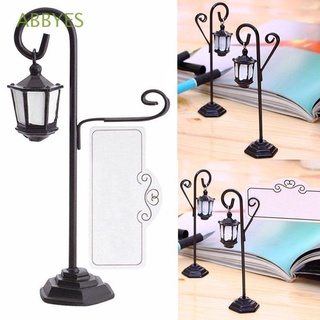 ABBYES Streetlight Seat Card Photo Reception Clip Place Cards Number 1pc Wedding Favors Party Supplies Memo Decoration Name Holder/Multicolor