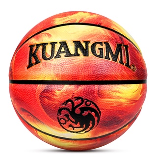 Kuangmi baloncesto de hielo y fuego baloncesto talla 7 talla 6 bola interior al aire libre