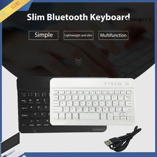 Sev-wireless teclado ultrafino compatible con Bluetooth de 78 teclas para iPad teléfono Tablet