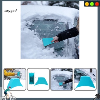 Omg rascador de hielo de nieve conveniente raspador de hielo de plástico ABS para parabrisas de hielo construcción fuerte para coche