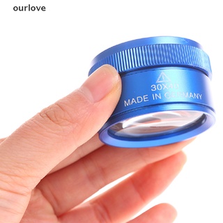 [ourlove] lupa de medición premium 30 x 40 mm lupa de lupa lente de lazo microscopio [ourlove]
