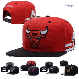 fancyqube baloncesto negro team "chicago bulls" gorra mlb baseball fitted sombrero