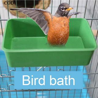 [cod] pequeña bañera de plástico para pájaros, loro, ducha, bañera para pájaros, cuenco para comederos
