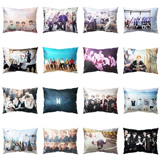 laliks BTS Band Throw Pillow Cushion Cover Case Car Home Bedroom Sofa Cafe Decoration