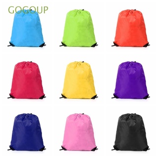 gogoup mochila mochila portátil deportiva mochila con cordón bolsa impermeable moda casual viaje compras mochila/multicolor