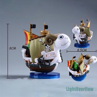 [LightOverflow] 1 Pieza One Piece Going Merry Thousand Sunny Grand Pirate Ship Figura De Acción (9)