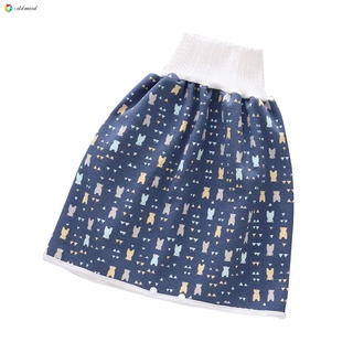 [COD] Comfy Childrens Diaper Skirt Shorts 2 in 1 Waterproof Leak-proof Washable Baby Kid Diaper Skirt Pants