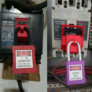 [KESOTO] Candado de seguridad cerradura de seguridad con llave diferente al aire libre rojo