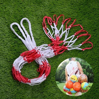 cuerda trenzada de nylon/baloncesto/fútbol/gran malla/red roja/color blanco