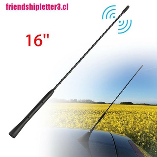 [f3cl] antena de repuesto de 16" para coche, radio estéreo, antena de abeja aérea, color negro