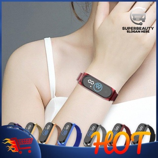 [listo stock] reloj inteligente m4 m3 impermeable led reloj digital deportivo reloj de pulsera