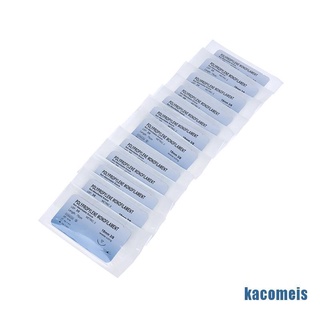 [KACM] 12 piezas de polipropileno sutura monofilamento hilo de sutura Kit de práctica OEIS