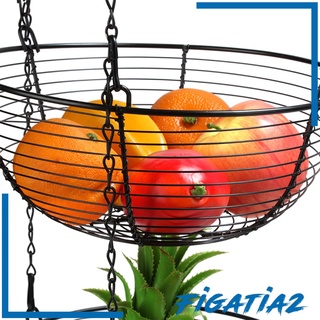 Cesta De almacenamiento colgante De Frutas Para vegetales/cocina/Restaurante 3 capas
