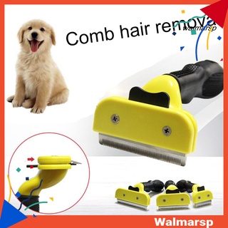Cepillo flexible De acero inoxidable con mango Para remover pelo Para mascotas/perros/Gatos