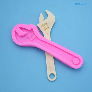 QM- Cake Mold Elastic Food Grade Materials Silicone Creative Wrench Shape Pastry Mold for Home