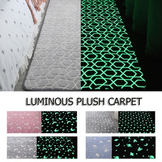 Sfghouse alfombra suave de felpa antideslizante alfombra luminosa alfombra de puerta