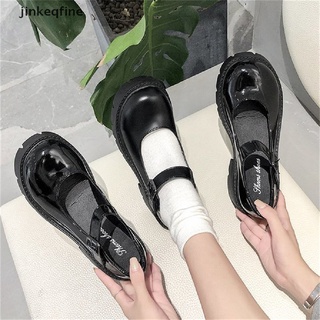 [jinkeqfine] Zapatos lolita estilo japonés Mary Jane zapatos de las mujeres de la vendimia de las niñas de tacón alto zapatos de plataforma estudiante caliente