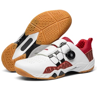 profesional bádminton zapatos de tenis deportes voleibol zapatos giratorio hebilla automática de encaje de tenis de mesa zapatos de entrenamiento antideslizante zapatillas de deporte (5)