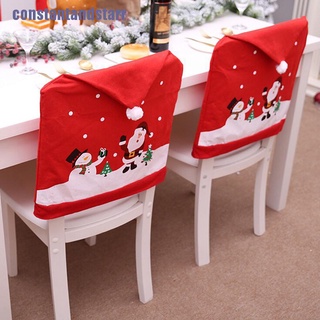 [CONSTAN] decoración de navidad silla cubre asiento de comedor santa claus hogar fiesta decoración de tela ADTARR (7)