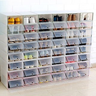 caja de almacenamiento de zapatos de plástico transparente cajón caja de almacenamiento de zapatos hogar