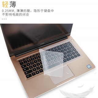 Película protectora para teclado portátil para LenovothinkpadApple ASUShpDell Xiaomi Huawei Gloria Samsung Redmi14Cubierta completa para polvo15.6Pulgadas Hasee (3)