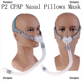 <dengyou> máscara de almohada nasal p2 cpap almohada completa máscara para ronquidos sueño dispositivos de apnea